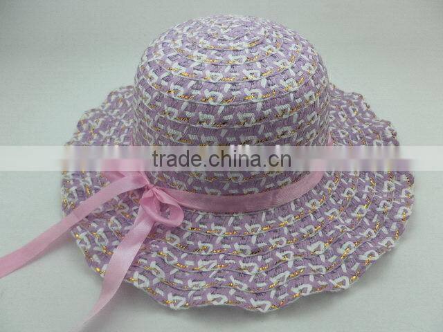 New product best quality children beach straw cap
