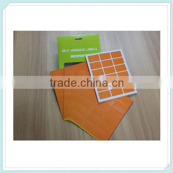 Private label self adhesive label stock