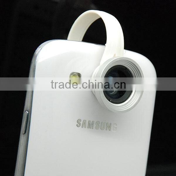 Universal Circle Clip 0.67x wide angle macro lens For samsung note3 for smartphone