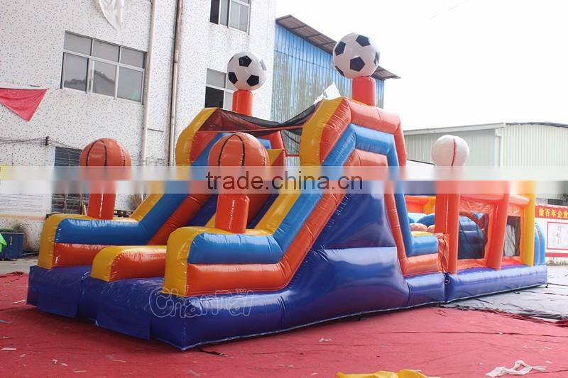 funny sports obstacle inflatable obstacles for kids & adults