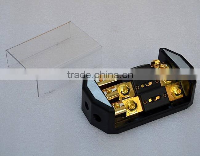Low Voltage nickel plated for car audio with 150 A nickel plated anl fuse hoders