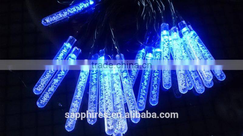 led christmas wedding party holiday indoor outdoor solar battery PILLAR 20LEDS string lights