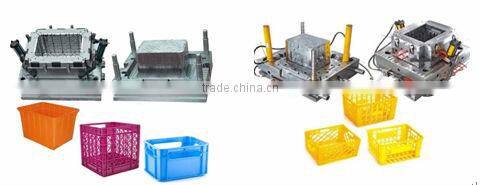 China Mould Factory Plastic Injection Vegetable Crates Mould