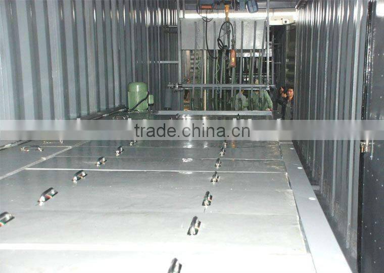 Easy installation containerized block ice plant for sale