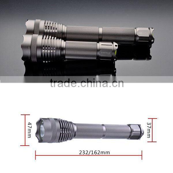 POPPAS F8 2014 New Using 26650 or 18650 Lithium Battery Led Torch Long Distance