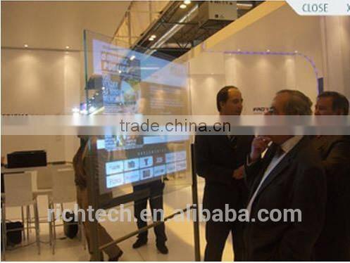 RichTech transparent adhesive rear projection filming