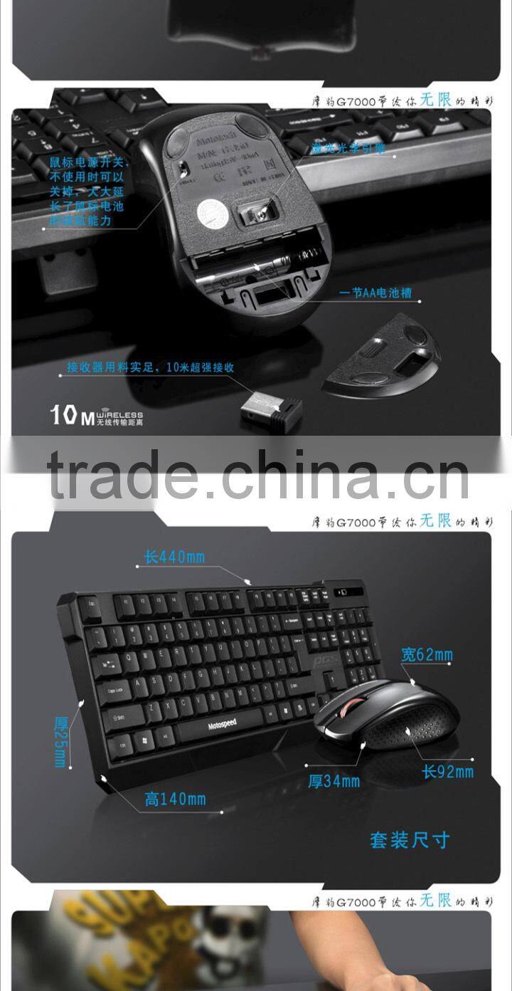2016 Christmas pormotion tablet pc 2.4GHz wireless keyboard mouse combo,wireless keyboard and mouse set