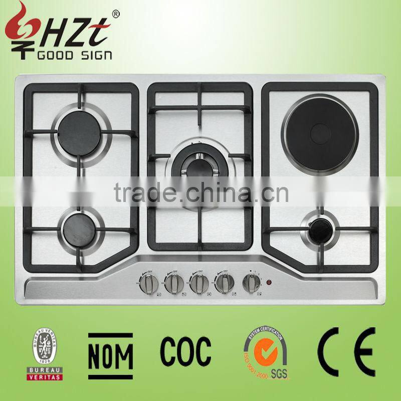 2016 New style 5 burner built-in hotplate gas stove