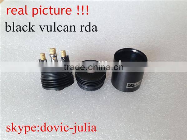 best selling vulcan rda atomizer clone 1:1 ss,black vulcan rda rba