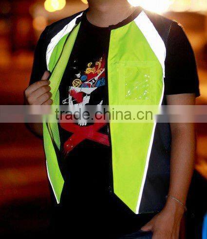 Green reflectitive material workwear