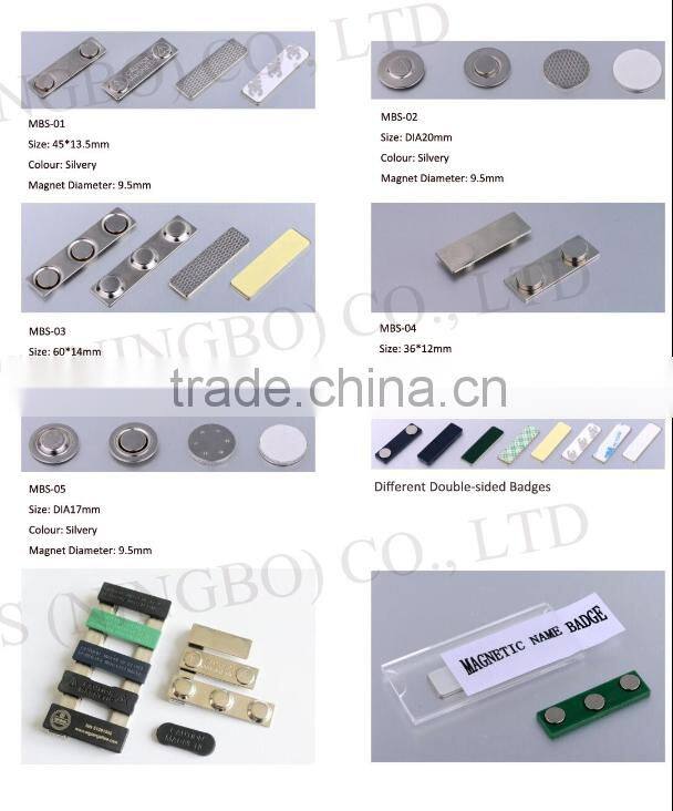 Colorful custom magnetic name badges /magnetic badges