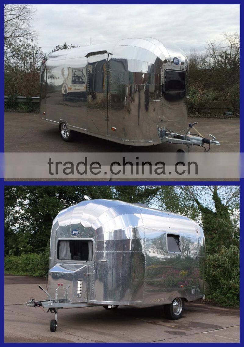 hot sales best quality twin in axle food trailer lunxury food trailer double axle food trailer
