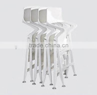 White outdoor plastic folding chair for wedding/garden