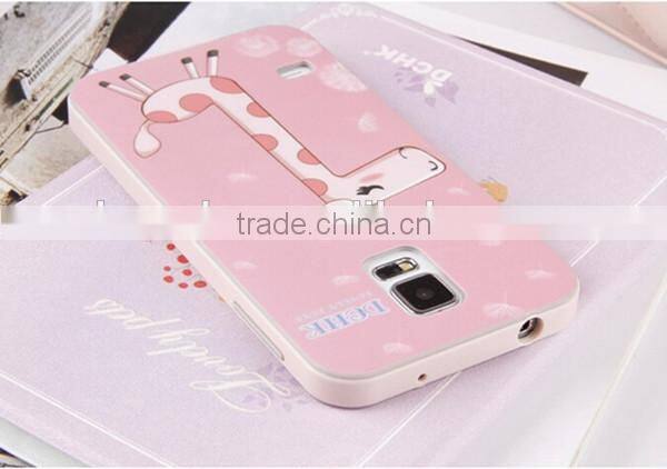 Custom korea print mobile phone accessory for samsung galaxy s5 back cover
