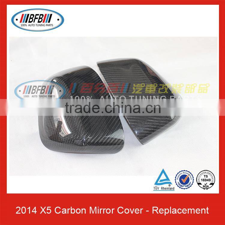 Carbon Fiber Replacement Mirror Cover For BMW X5 F15 X6 F16