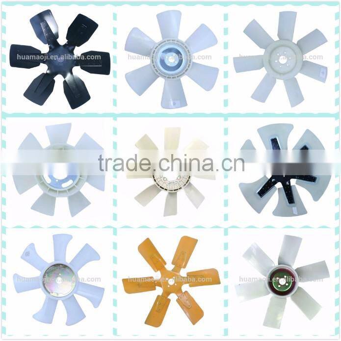 4BD1 Excavator 6 Blades Cooling Fan Blade with 4 holes