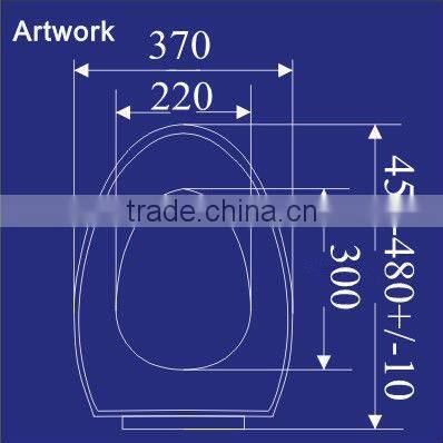 Chaozhou sanitary soft close hinge seat toilet sanitary 1047