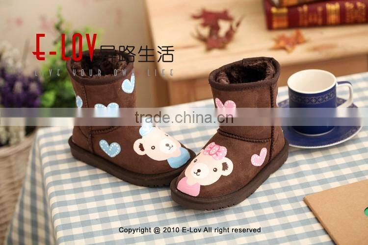 NO.U034C Hot sales high quality and cheap china winter boots kids