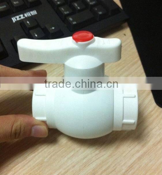 Germany/Korea PP raw material ppr plastic ball valve