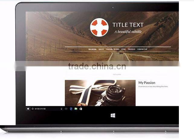 11.6inch capacitive touch screen laptop notebook PC computer with intel Z8300(Quad-Core) with 3G/4G GPS with 360 degree rotating