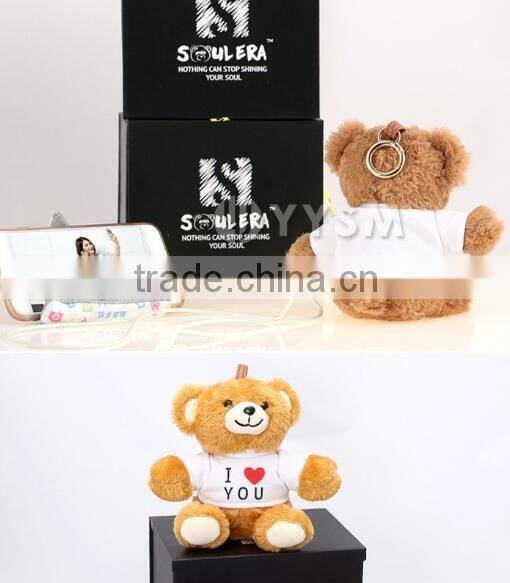 Mini Teddy Bears Birthday Gift Power Bank Plush Phone Charger