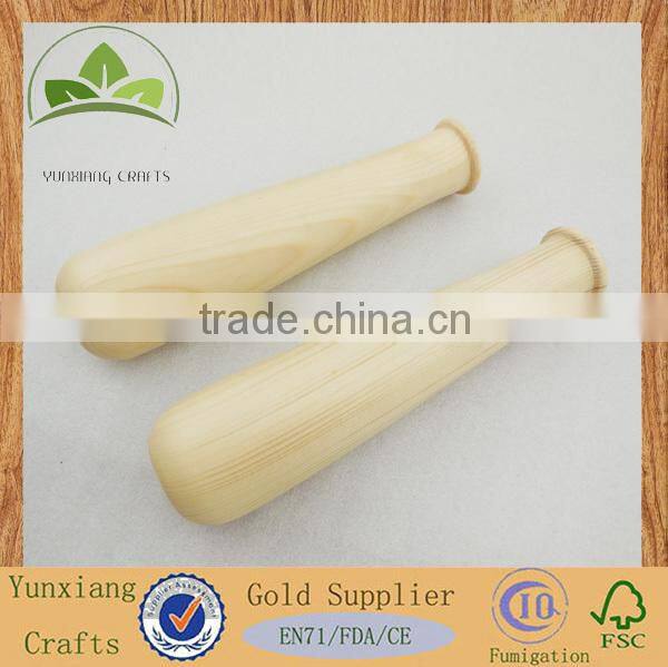 Pine wooden handle for kitchen tool , wooden part handle