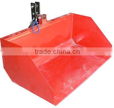 4foot tractor 3point tipping transport box ;dirt scoop with CE