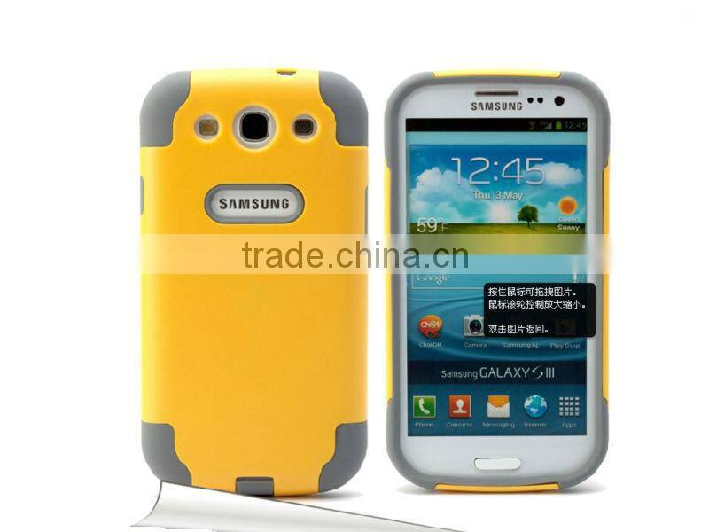 silicone phone case for samsung S3 i9300 phone case,Drop resistance silicone cell phone case