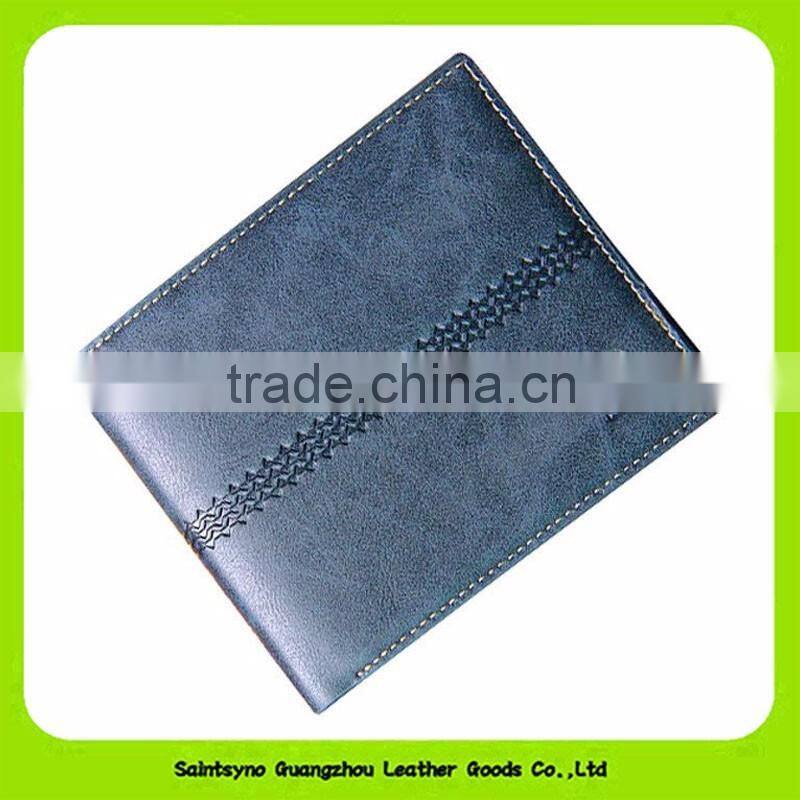 16917 High quality fashion men leather wallet 2016