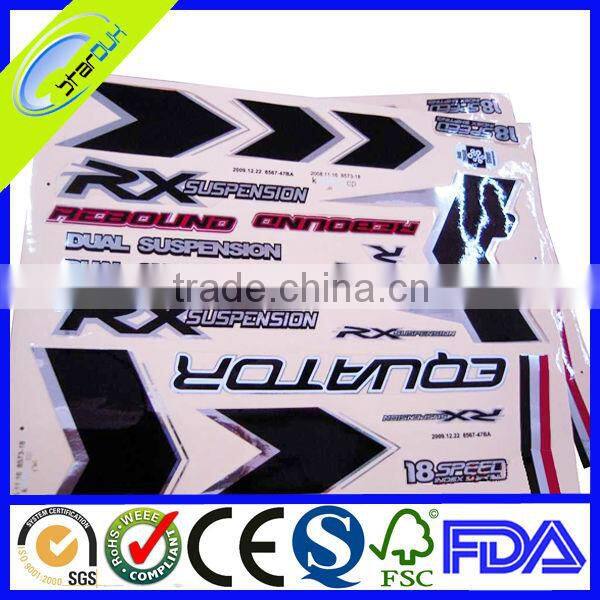 motorcycle sticker brand design