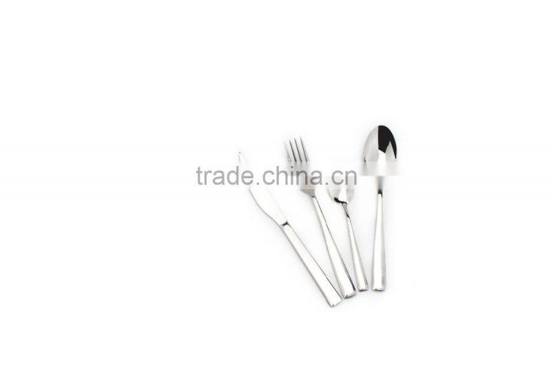 4pcs bulk metal stainless steel fork spoon and knife