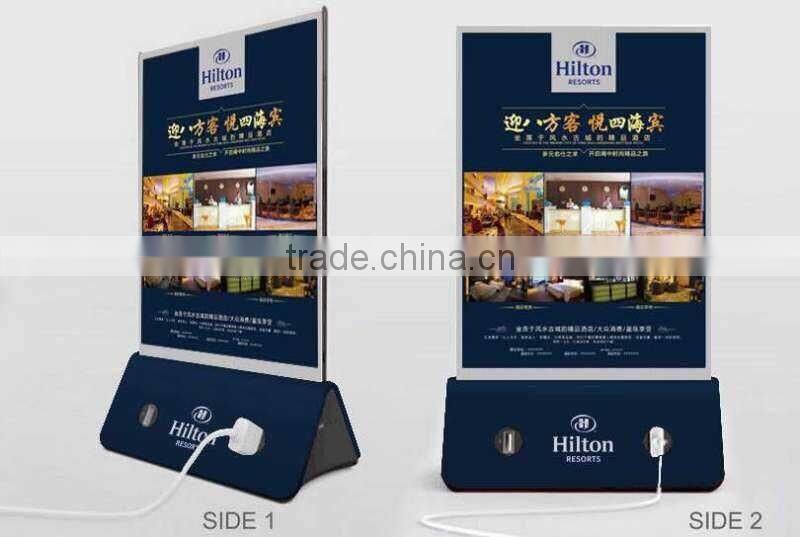 2016 Hottest!!! 6000mAh-15000mAh, for bar/ cafe/ restaurant, stand menu power bank
