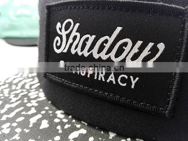 Cotton Camper 5 Panel Hot Cap With Custom Logo Blank Camper Strapback Cap