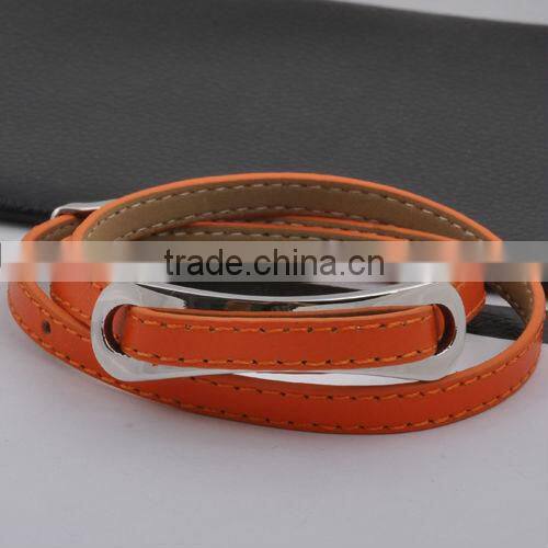 Stainless Steel Leather Bracelet Clasp(FB20030)