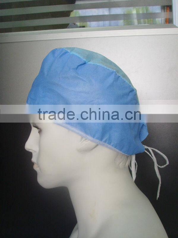 Disposable Nonwoven Doctors' Cap Green
