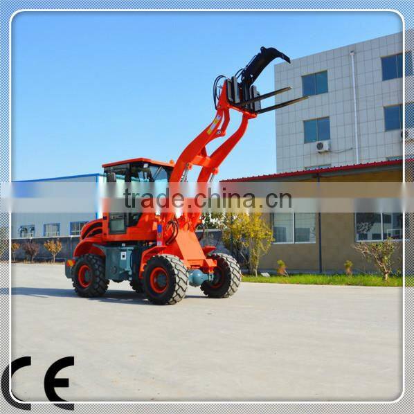 small front wheel loader TY18 front loader for sale with quick hitch for multi use