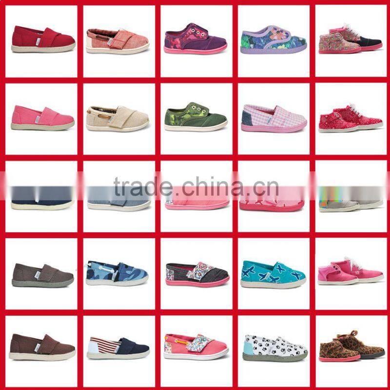 wholesale kids shoes tiny baby shoes 2016 canvas shoes with magic tape