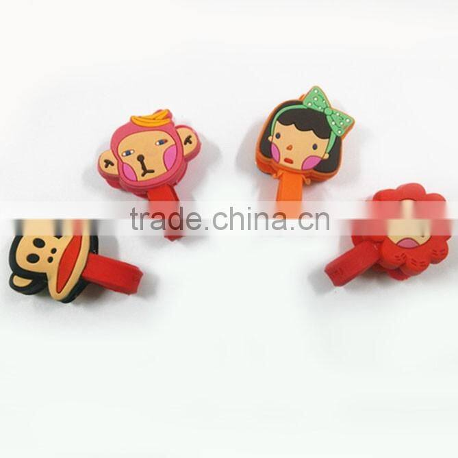 Creative cute coil winder silicone cable wire organizer bobbin winder