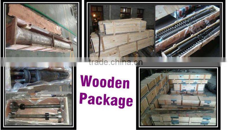 Injection machine single Screw and barrel for HDPE/LDPE/LLDPE