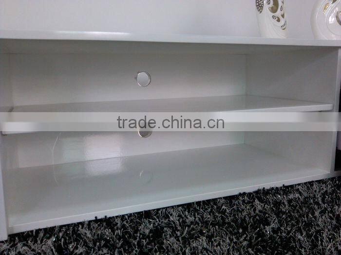 high glossy MDF living room furniture tv stand