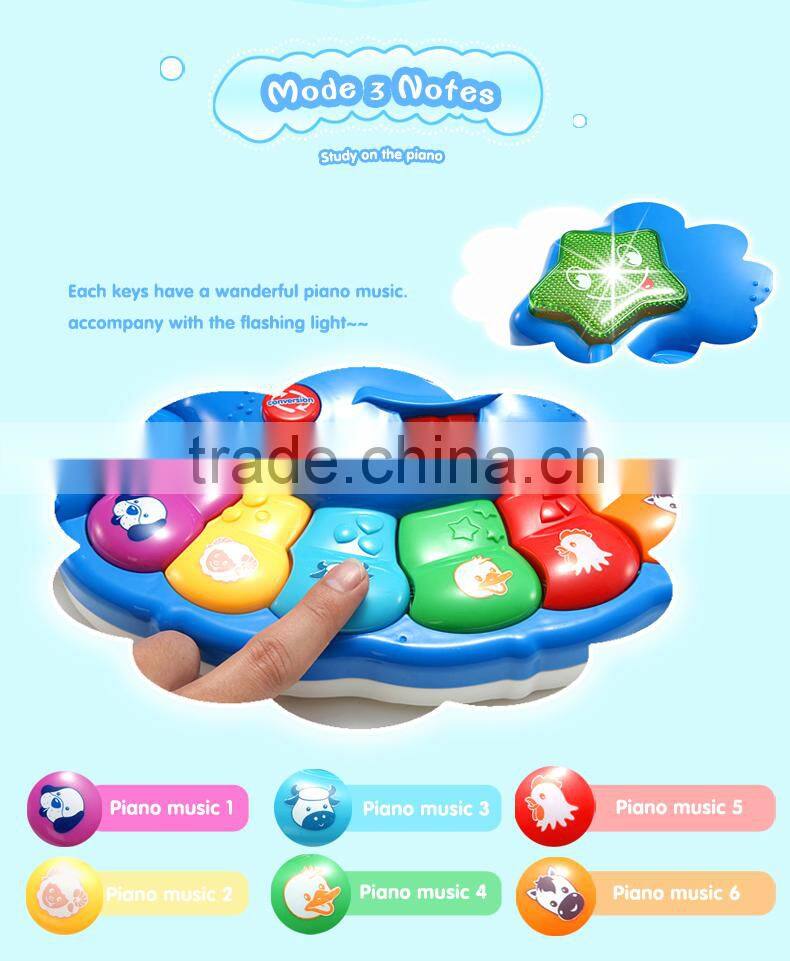 Music instrument education plastic piano love milk piano