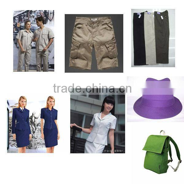 peach skin polyester cotton twill fabric white twill fabric 21s*21s 108*58