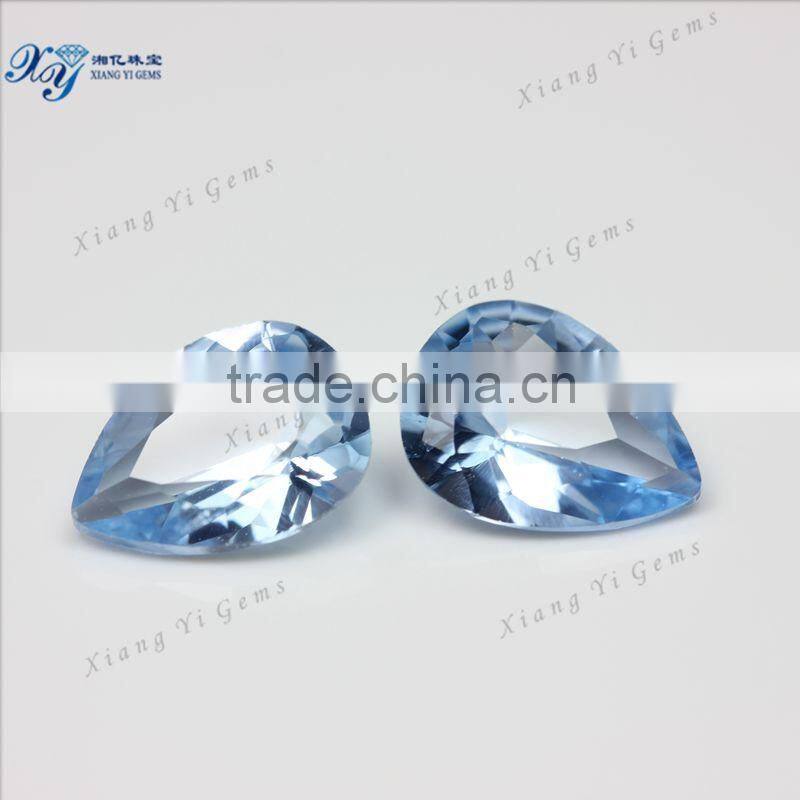 Xiangyi Latest Type Black Onyx Gem Stones ,105# Precious Pear Cut Loose Spinel Gem Stone