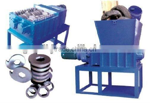 plastic twin shaft shredder