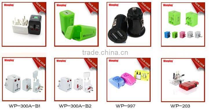 Universal EU UK AU to US USA AC Travel Power Plug Adapter Outlet Converter Hot