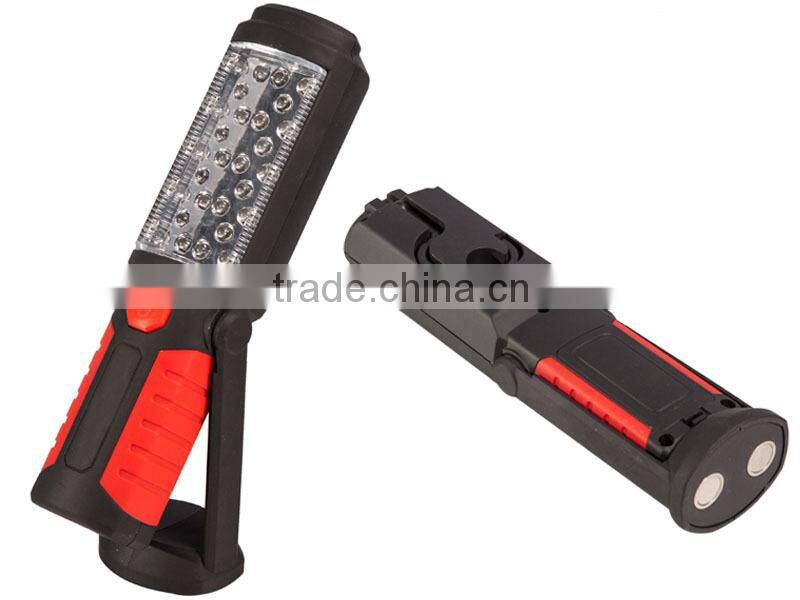 28+5 LED base 180 degrees rotate bottom with 2pcs magnets portable work light