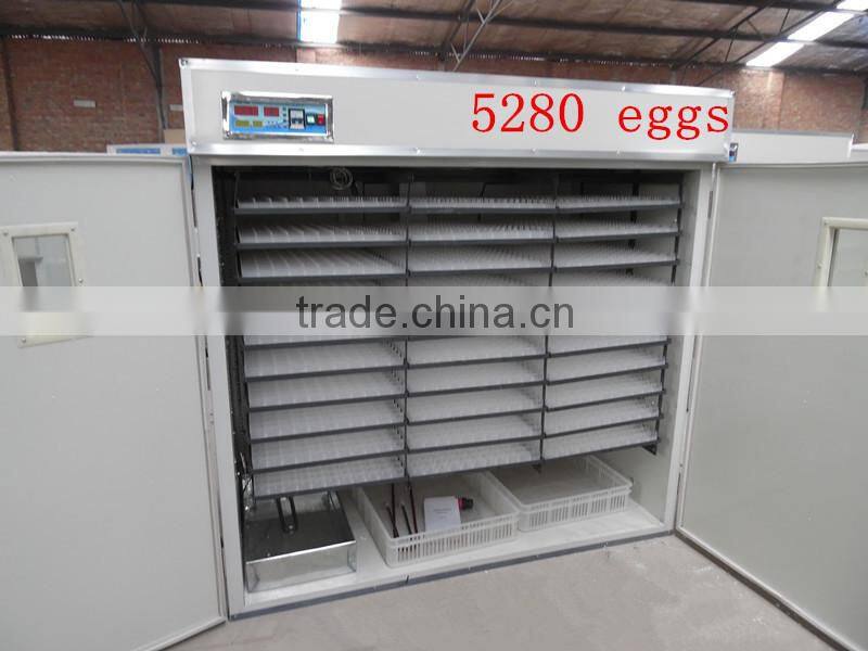 new type 5280 chicken incubator with CE,setter&hatcher combined egg incubator from lydia