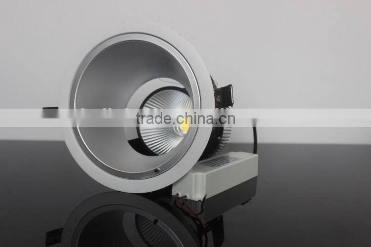 Lighting Angle Adjustable LED Downlight COB 110LM/W 18W Surface Mounted For Wall Washer