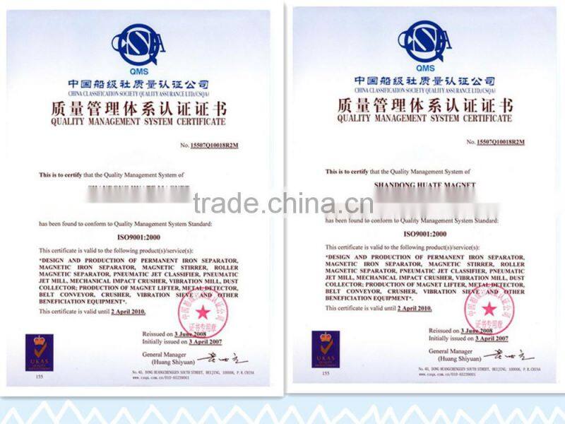 CTDG Magnetic Roller Separator for bulk products