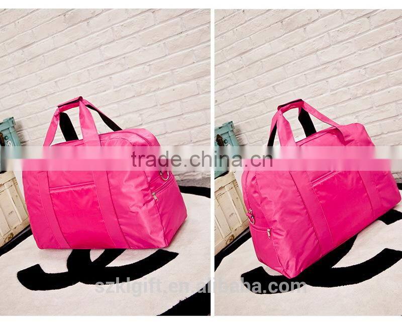 Plastic fancy travel bag made in China
